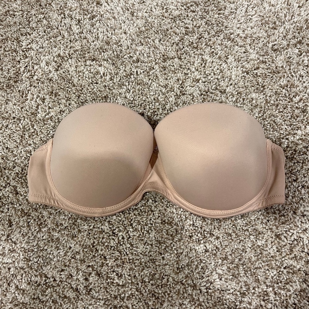 VS PINK Strapless Push Up Bra 32D